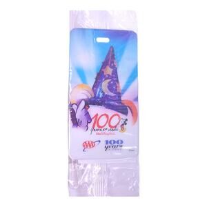 Disney World 100 Years of Magic AAA Luggage Tag Mickey Sorcerer Hat NEW Sealed